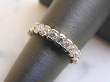 Load image into Gallery viewer, WOMENS VINTAGE ESTATE 14K WHITE GOLD DIAMOND RING 3.1g E2493