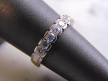 Load image into Gallery viewer, WOMENS VINTAGE ESTATE 14K WHITE GOLD DIAMOND RING 3.1g E2493