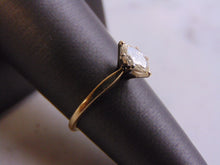 Load image into Gallery viewer, Womens Vintage Estate 14K Yellow Gold Marquise Diamond Engagement Ring  2.1g #E2496