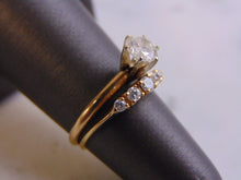 Load image into Gallery viewer, Womens Vintage Estate 14K Yellow Gold Diamond Engagement Ring w/ Over 1ct Diamonds 2.8g E2498