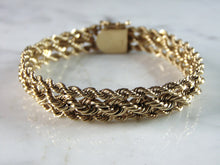Load image into Gallery viewer, Womens Vintage Estate 14K Yellow Gold Bracelet 33.8g E2502