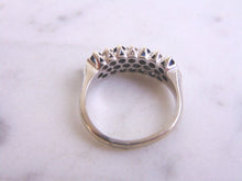 Load image into Gallery viewer, Women&#39;s Vintage Estate 18K Gold Diamond Sapphire Ring 3.7g E2546