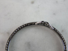 Load image into Gallery viewer, Womens Vintage Estate Sterling Silver CZ Eternity Pendant 2.5g E2556