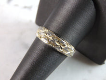 Load image into Gallery viewer, Womens Vintage Estate Sterling Silver Modernist Ring 3.2g E2597