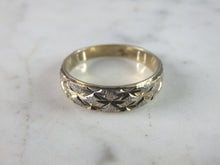 Load image into Gallery viewer, Womens Vintage Estate Sterling Silver Modernist Ring 3.2g E2597