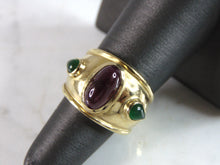 Load image into Gallery viewer, Womens Vintage Estate 18k Yellow Gold Modernist Ring 12.1g E2603