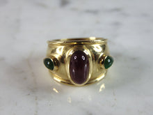 Load image into Gallery viewer, Womens Vintage Estate 18k Yellow Gold Modernist Ring 12.1g E2603