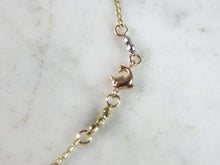 Load image into Gallery viewer, Womens Vintage Estate 14K Yellow Gold Dolphin Bracelet 3.4g  E2605