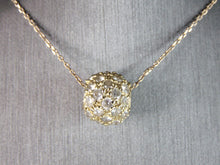 Load image into Gallery viewer, Womens Vintage Estate 14K Yellow Gold Modernist Pendant Necklace 5g E2618