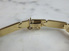 Load image into Gallery viewer, Womens Vintage Estate 14K Yellow Gold Modernist Bracelet 10.1g  E2621