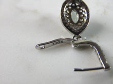 Load image into Gallery viewer, Womens Estate Sterling Silver Citrine Dangle Earrings 5.5g E2648