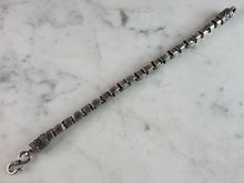 Load image into Gallery viewer, Womens Vintage Estate Sterling Silver Modernist Bracelet 32g E2673