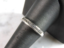 Load image into Gallery viewer, Womens Vintage Estate Sterling Silver CZ Ring 1.8g E2675
