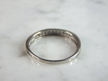 Load image into Gallery viewer, Womens Vintage Estate Sterling Silver CZ Ring 1.8g E2675
