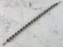 Load image into Gallery viewer, Womens Estate Sterling Silver Modernist Citrine Bracelet 13.8g E2693