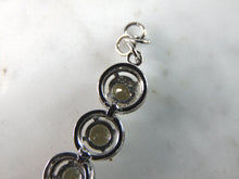 Load image into Gallery viewer, Womens Estate Sterling Silver Modernist Citrine Bracelet 13.8g E2693