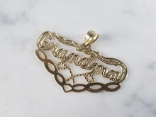 Load image into Gallery viewer, Womens Vintage Estate 14K Yellow Gold "Grandma" Pendant 1.1g E2716