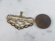 Load image into Gallery viewer, Womens Vintage Estate 14K Yellow Gold "Grandma" Pendant 1.1g E2716