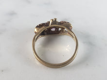Load image into Gallery viewer, Womens Vintage Estate 10k Gold Amethyst Ring 2.7g E2728