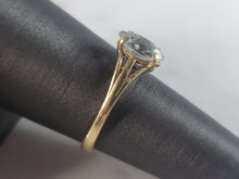 Load image into Gallery viewer, Womens Vintage Estate 14K Yellow Gold Topaz Ring 2.4g #E2730
