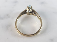 Load image into Gallery viewer, Womens Vintage Estate 14K Yellow Gold Topaz Ring 2.4g #E2730
