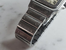 Load image into Gallery viewer, Vintage Unisex Stainless Auto Cartier Santos Galbe Watch 2319  E27