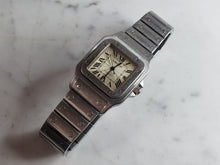 Load image into Gallery viewer, Vintage Unisex Stainless Auto Cartier Santos Galbe Watch 2319  E27