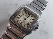 Load image into Gallery viewer, Vintage Unisex Stainless Auto Cartier Santos Galbe Watch 2319  E27