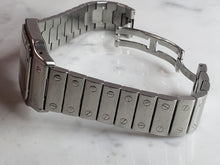 Load image into Gallery viewer, Vintage Unisex Stainless Auto Cartier Santos Galbe Watch 2319  E27