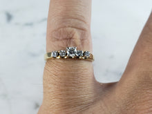 Load image into Gallery viewer, Womens Vintage Estate 14k Gold Diamond Ring 2.4g E2819