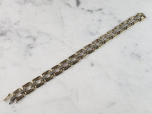 Load image into Gallery viewer, Womens Vintage Estate 10K Gold Diamond Tennis Bracelet  13.5g E2850