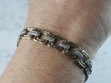 Load image into Gallery viewer, Womens Vintage Estate 10K Gold Diamond Tennis Bracelet  13.5g E2850