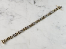Load image into Gallery viewer, Womens Vintage Estate 14K Gold Diamond Bracelet 15.5g E2851