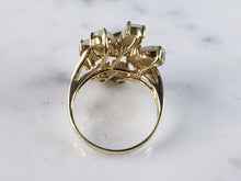 Load image into Gallery viewer, Womens Vintage Estate 14k Gold Opal &amp; Diamond Ring 5.0g E2852
