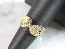 Load image into Gallery viewer, Womens Vintage Estate 14k Yellow Gold Modernist Ring 4g E2969