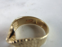 Load image into Gallery viewer, Womens Vintage Estate 14k Yellow Gold Modernist Ring 4g E2969