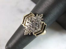 Load image into Gallery viewer, Womens Vintage Estate 10K Yellow Gold Diamond Ring, 5.6g E2970