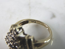 Load image into Gallery viewer, Womens Vintage Estate 10K Yellow Gold Diamond Ring, 5.6g E2970