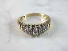 Load image into Gallery viewer, Womens Vintage Estate 14K Yellow Gold Diamond Ring, 4.2g E2971