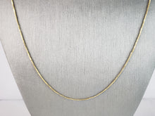 Load image into Gallery viewer, Womens Vintage Estate Fine 18K Yellow Gold Box Link Necklace 4.0g E2978
