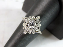 Load image into Gallery viewer, Womens Vintage Estate 14K White Gold Diamond Ring, 5.3g E2985