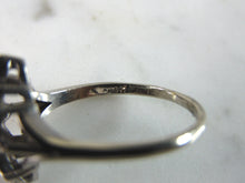 Load image into Gallery viewer, Womens Vintage Estate 14K White Gold Diamond Ring, 5.3g E2985