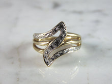Load image into Gallery viewer, Womens Vintage Estate 10k Yellow Gold Modernist Ring 2.8g E2988
