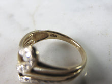 Load image into Gallery viewer, Womens Vintage Estate 10k Yellow Gold Modernist Ring 2.8g E2988