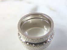 Load image into Gallery viewer, Womens Vintage Estate Sterling Silver Fidget Ring 7.5g E3077