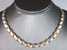 Load image into Gallery viewer, Womens Vintage Estate 14K Gold Modernist Necklace 22.5g E3107