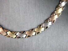 Load image into Gallery viewer, Womens Vintage Estate 14K Gold Modernist Necklace 22.5g E3107