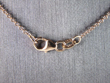 Load image into Gallery viewer, Womens Vintage Estate 14K Rose Gold 'Chloe' Diamond Necklace 4.4g E3146