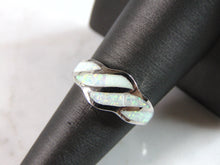 Load image into Gallery viewer, Womens Sterling Silver Modernist Opal Ring 4.1g E3197