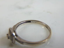 Load image into Gallery viewer, Womens Vintage Estate 10K White Gold Diamond Wedding Ring Set 3.3g E3255
